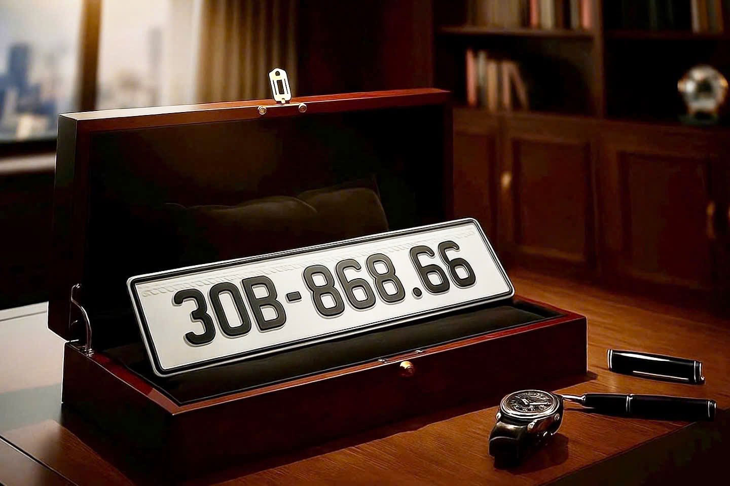 Biển số cân bằng âm dương